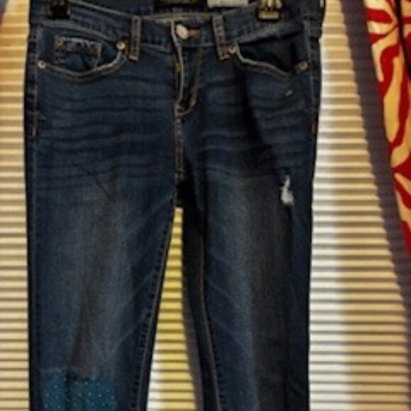 Aeropostale Skinny Jeans, size 4, slim through leg and thigh, Faded dark wash, - Picture 2 of 8